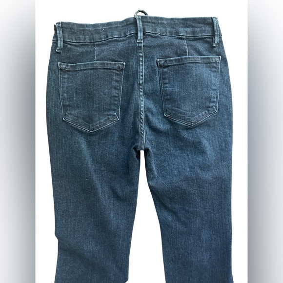 FRAME Denim Mid-rise Le Crop Mini Boot Lace Up Jeans Size 26 - Picture 4 of 6